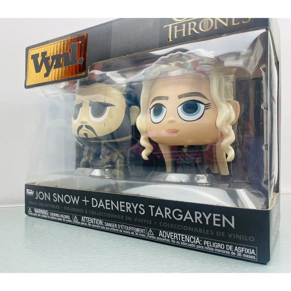 Funko Vynl Game of Thrones Jon Snow & Daenerys Targaryen Vinyl Figure 4'' - Picture 10 of 11